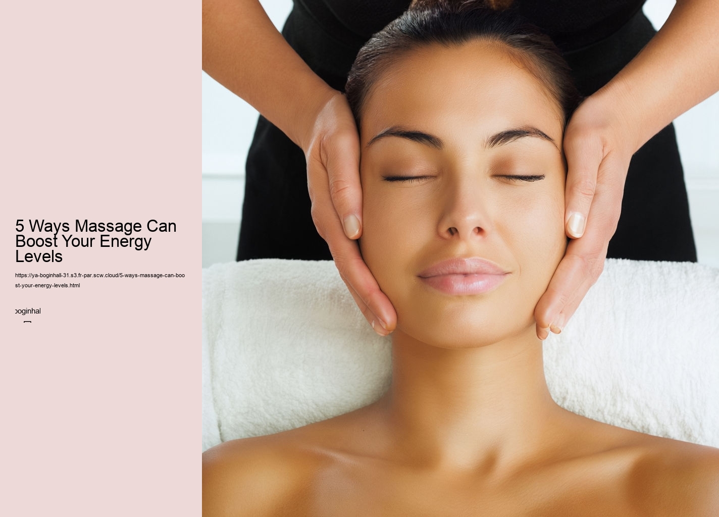 5 Ways Massage Can Boost Your Energy Levels